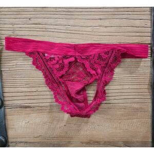 Victoria's Secret Very Sexy Cheekini Peekaboo Lace Panty sz SX New